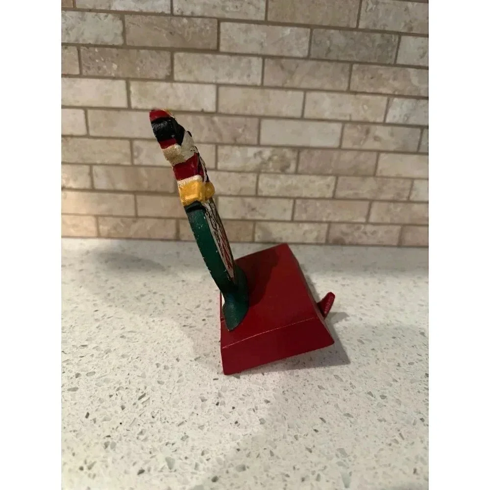 Mickey Mouse‎ It’s Christmas Time Cast Iron Stocking Hanger Midwest Cannon bq
